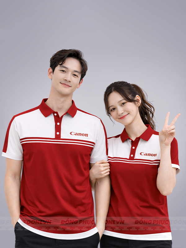 ÁO THUN ĐỒNG PHỤC CÔNG TY CHUYỂN NHIỆT CANON - Ảnh 3