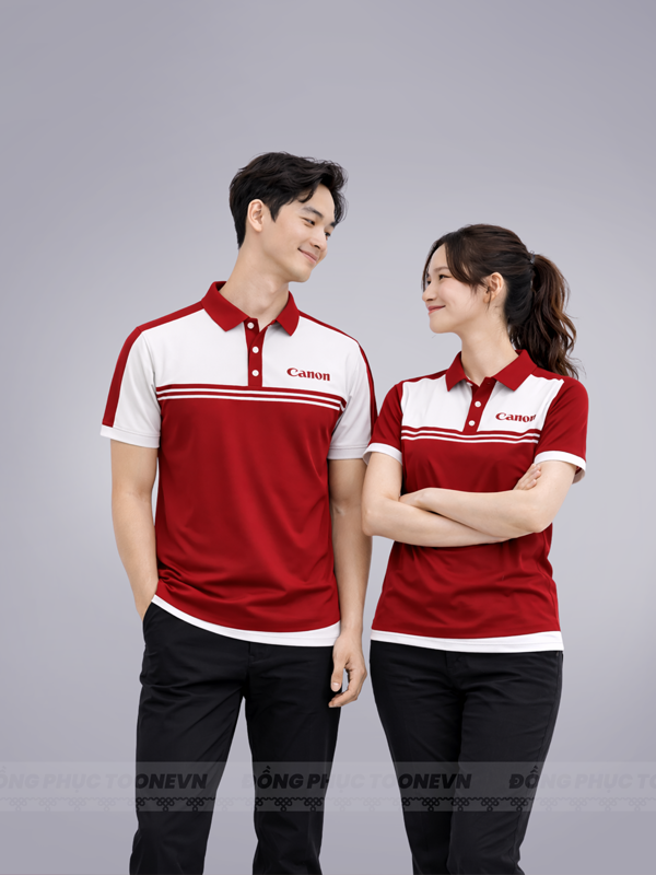 ÁO THUN ĐỒNG PHỤC CÔNG TY CHUYỂN NHIỆT CANON - Ảnh 4