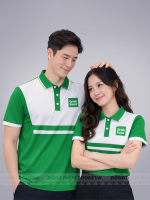 ÁO THUN ĐỒNG PHỤC CÔNG TY CHUYỂN NHIỆT GRABFOOD