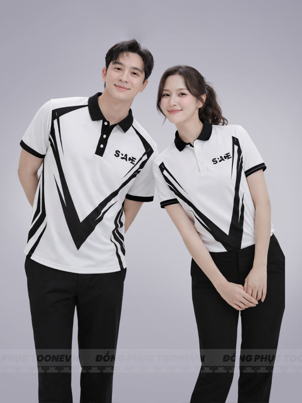 ÁO THUN ĐỒNG PHỤC CÔNG TY CHUYỂN NHIỆT NEGATIVE SPACE